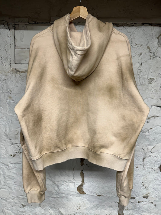 Vale Cheetah Tan Hoodie Sz M