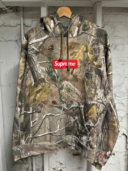 Supreme Realtree Camo Box Logo Hoodie Sz XL