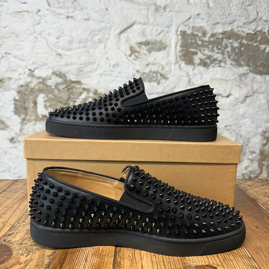 Christian Louboutin Roller Boat Spike Slip On Sneaker Sz 10 (43)