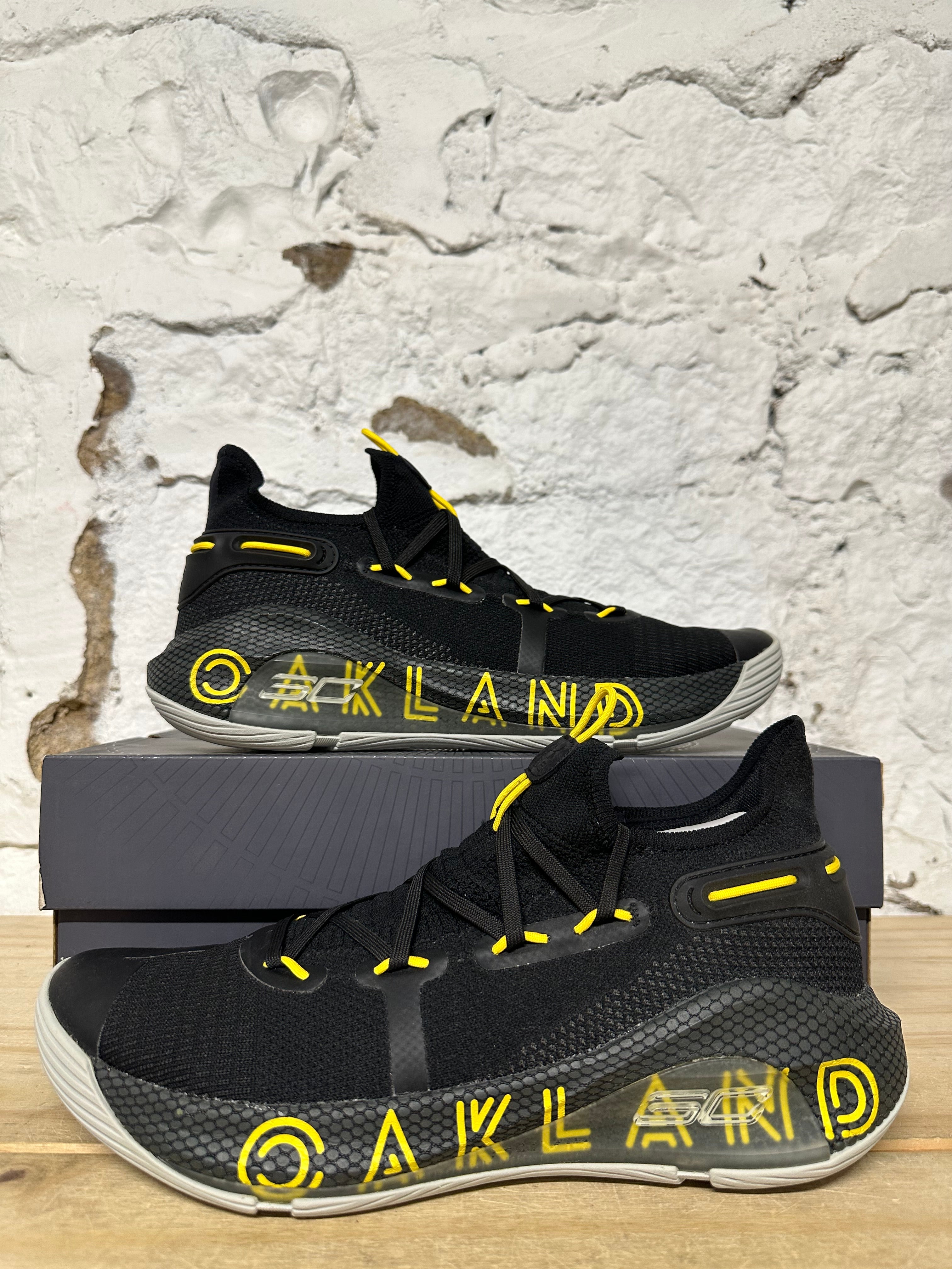 Under Armour Curry 6 Thank You Oakland Sz 10.5 DS