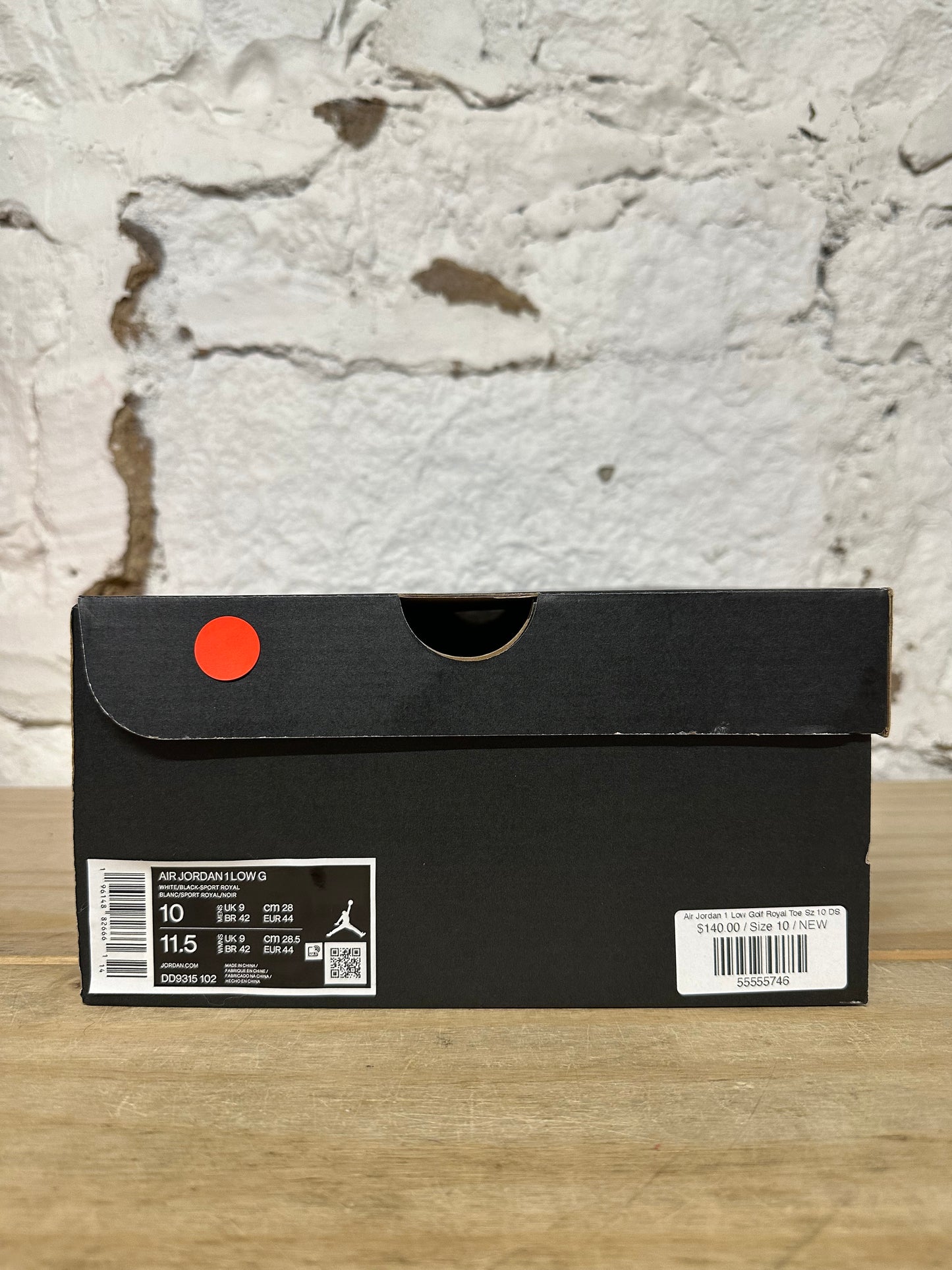 Air Jordan 1 Low Golf Royal Toe Sz 10 DS