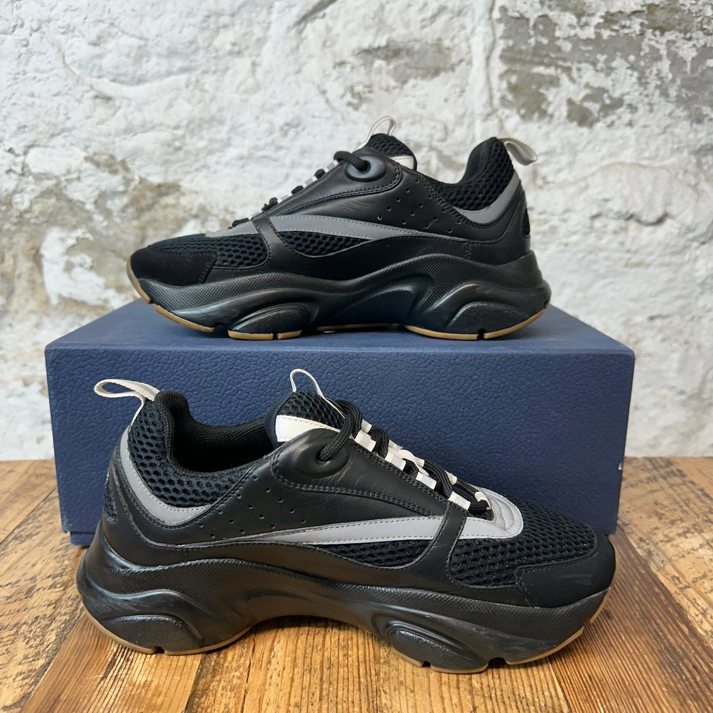 Dior B22 Triple Black Sneaker Sz 6.5 (39)