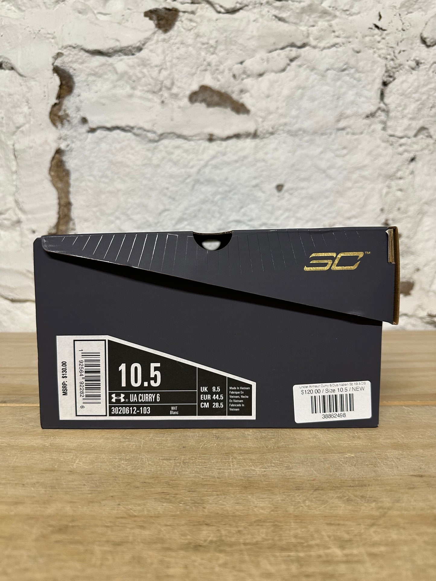 Under Armour Curry 6 Dub Nation Sz 10.5 DS