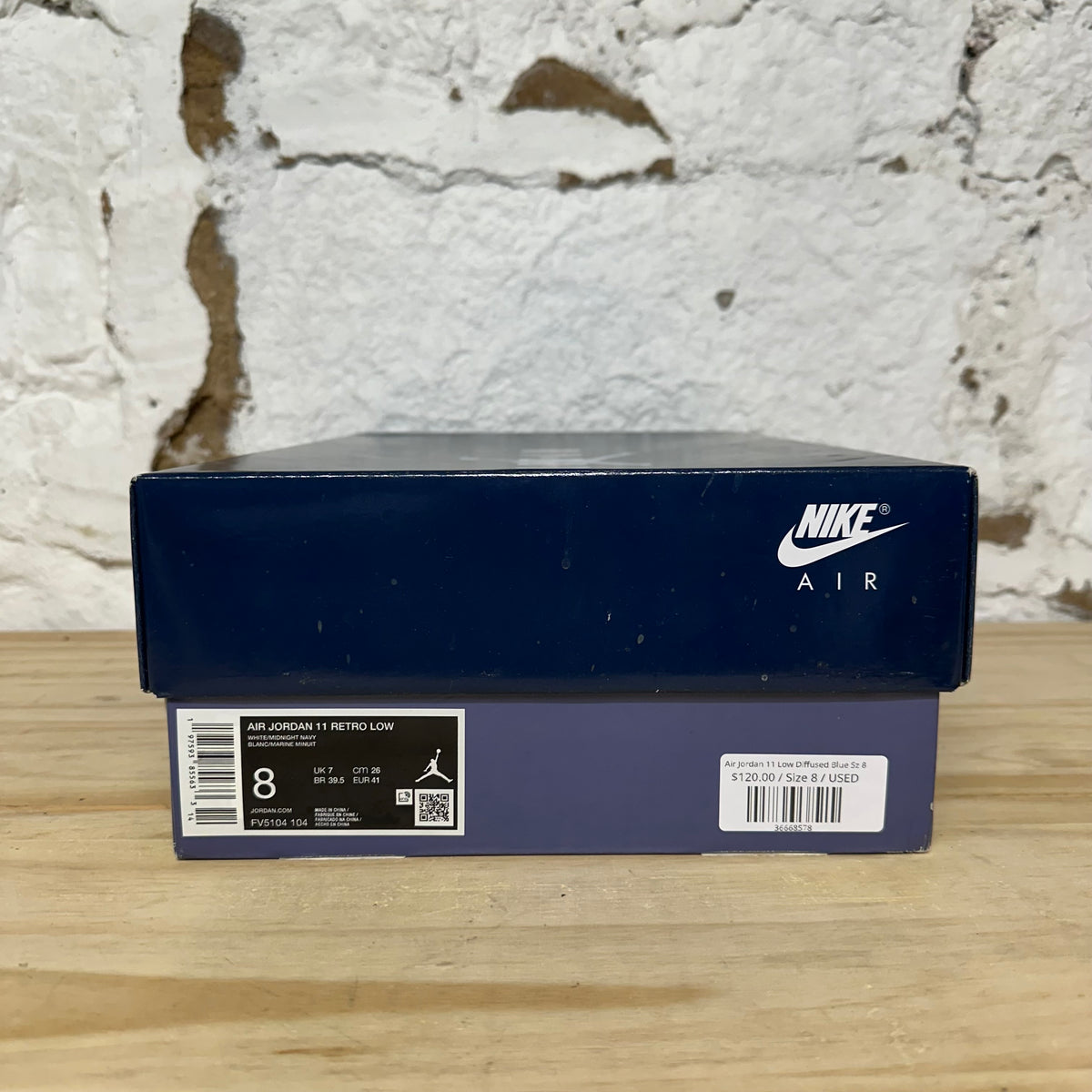 Air Jordan 11 Low Diffused Blue Sz 8