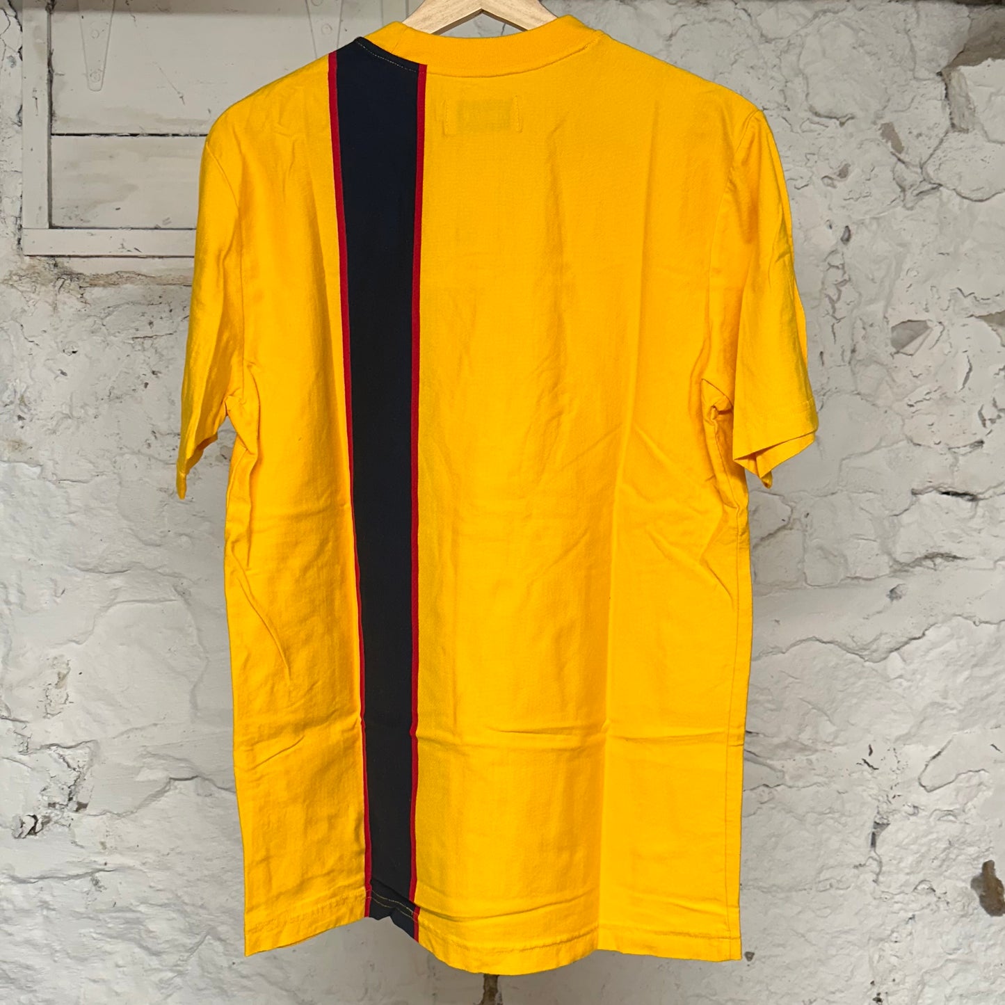 Palace Stripe Yellow Black T-Shirt Sz M