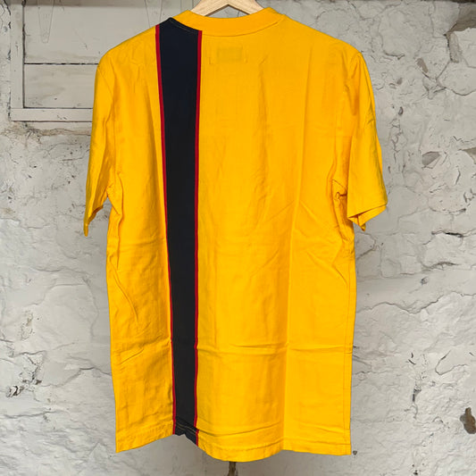 Palace Stripe Yellow Black T-Shirt Sz M