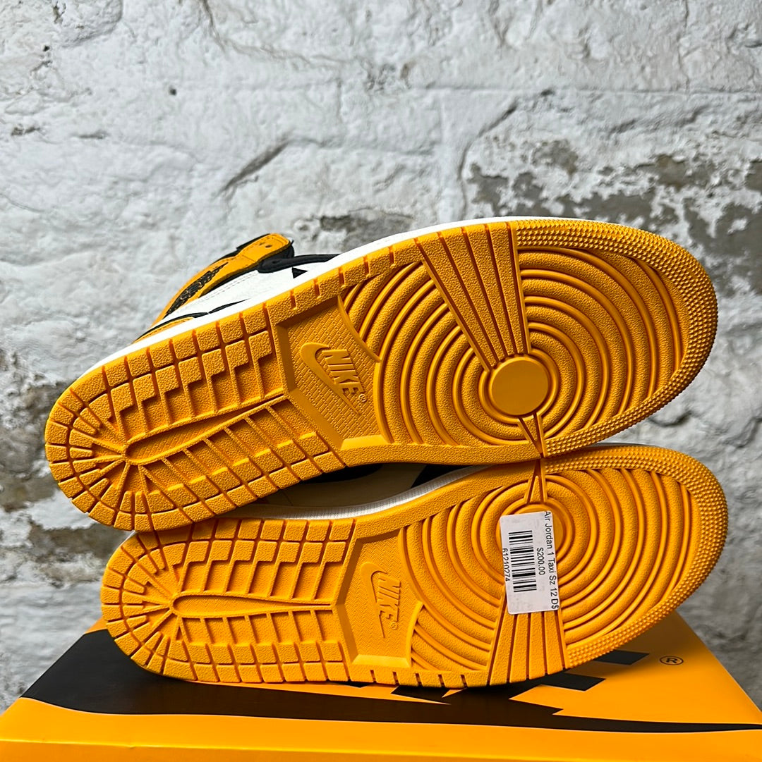 Air Jordan 1 High Taxi Sz 12 D$