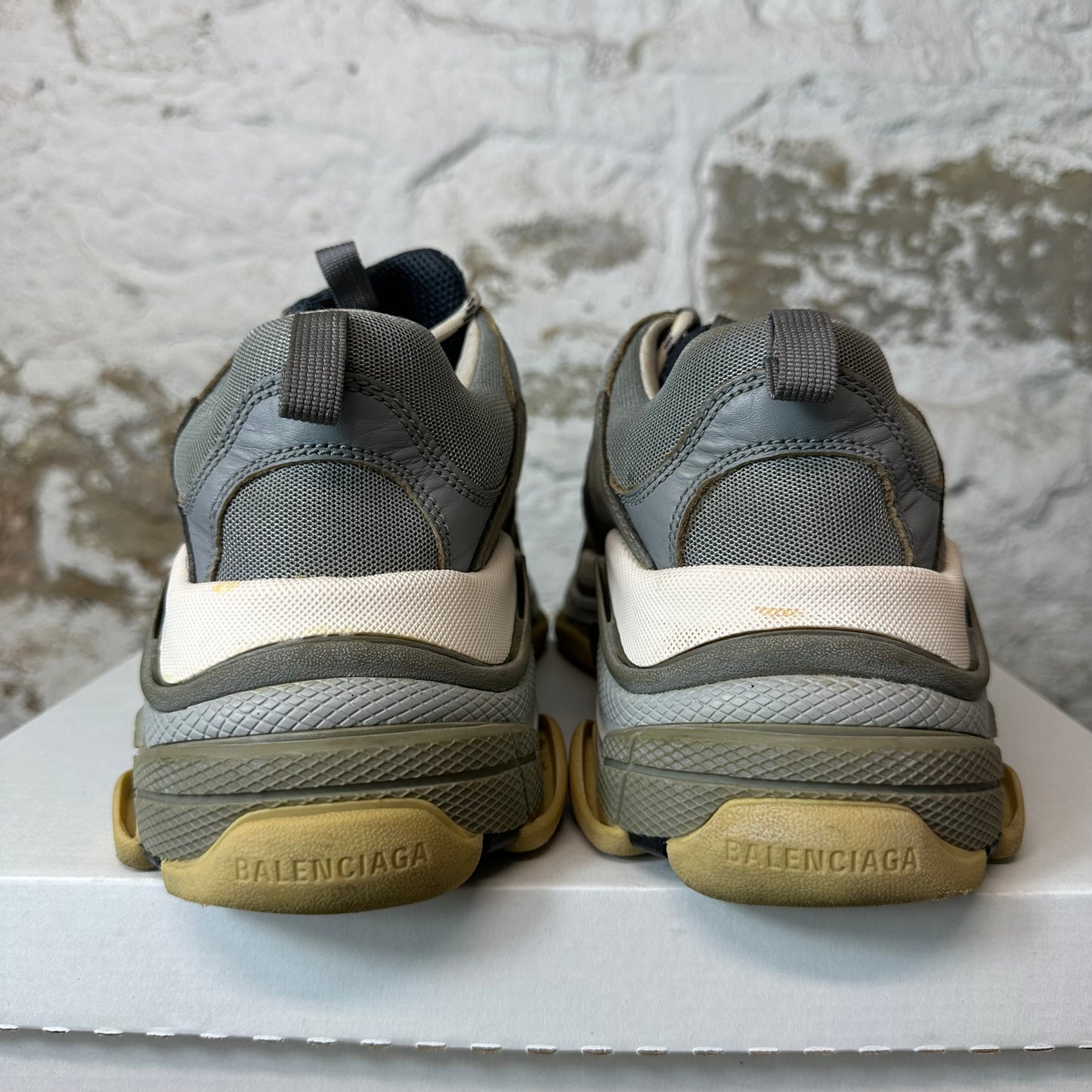Balenciaga Triple S Blue Grey White Sneaker Sz 10 (43)