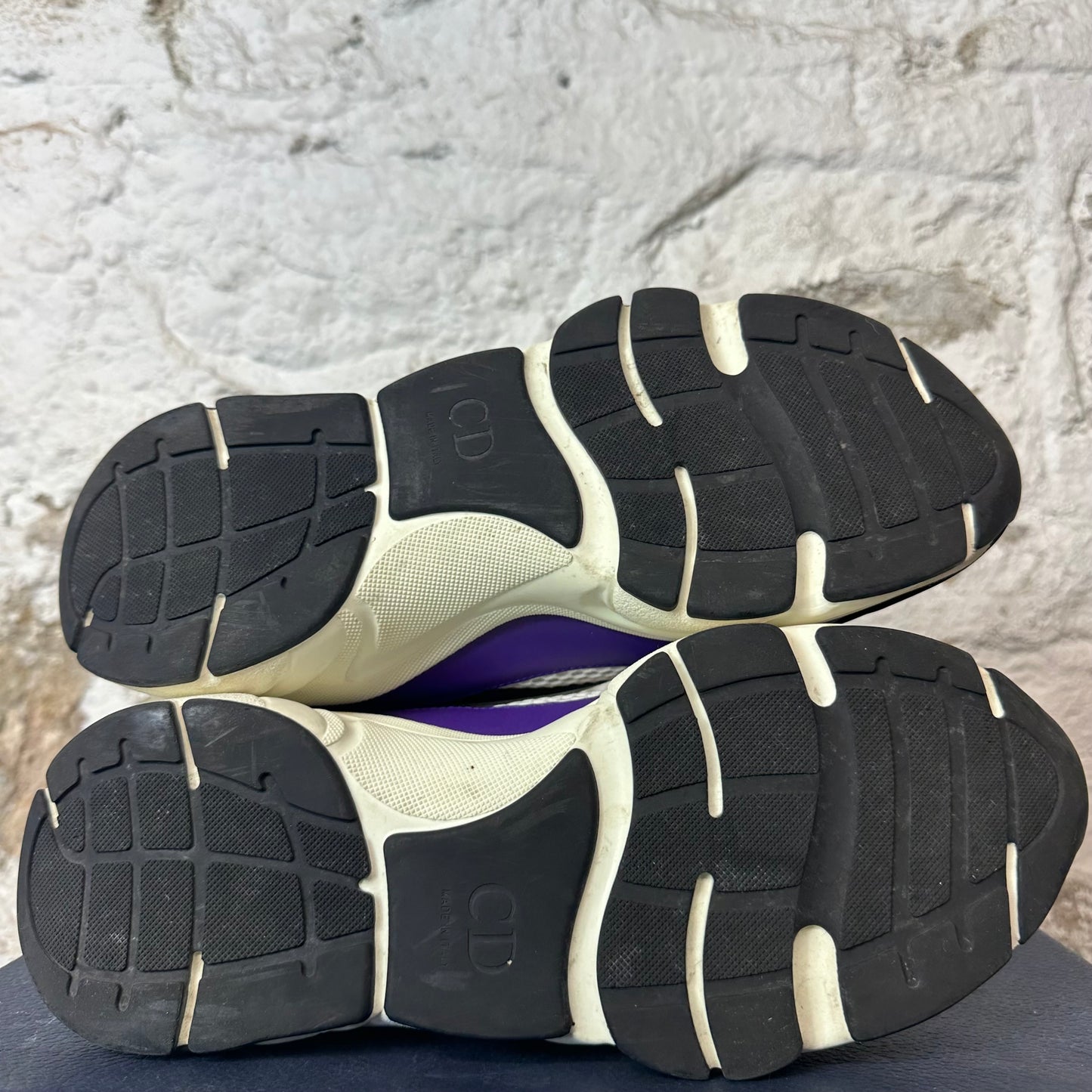 Dior B22 White Purple Black Sneaker Sz 8 (41)