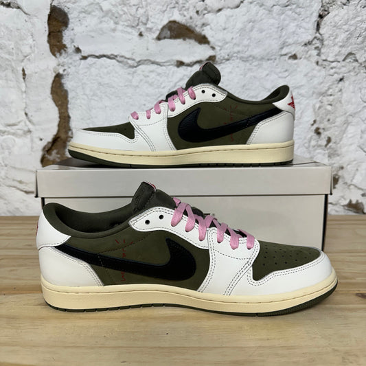 Air Jordan 1 Low Travis Scott Medium Olive Sz 10.5 DS
