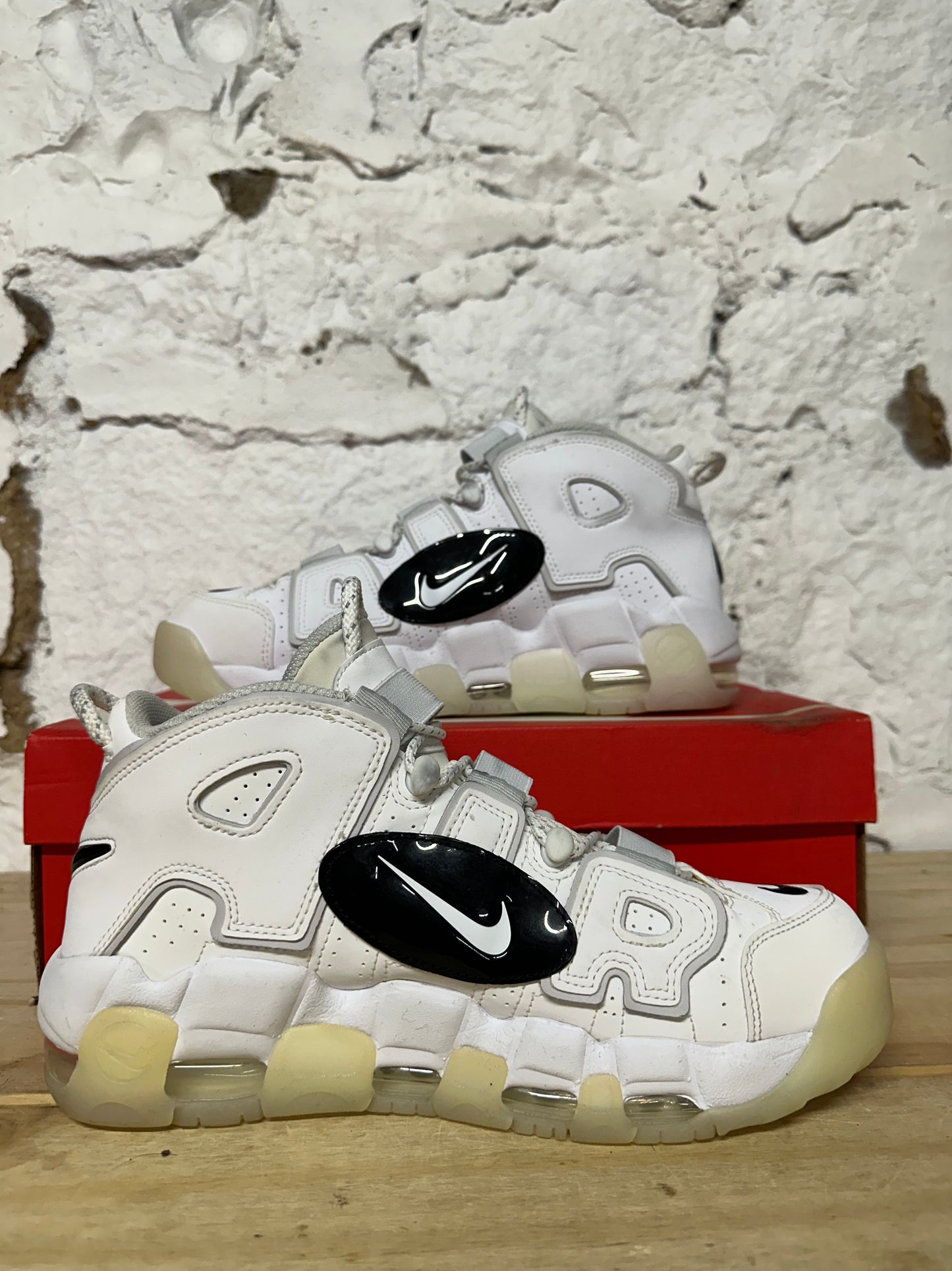 Air More Uptempo Copy Paste White Sz 8