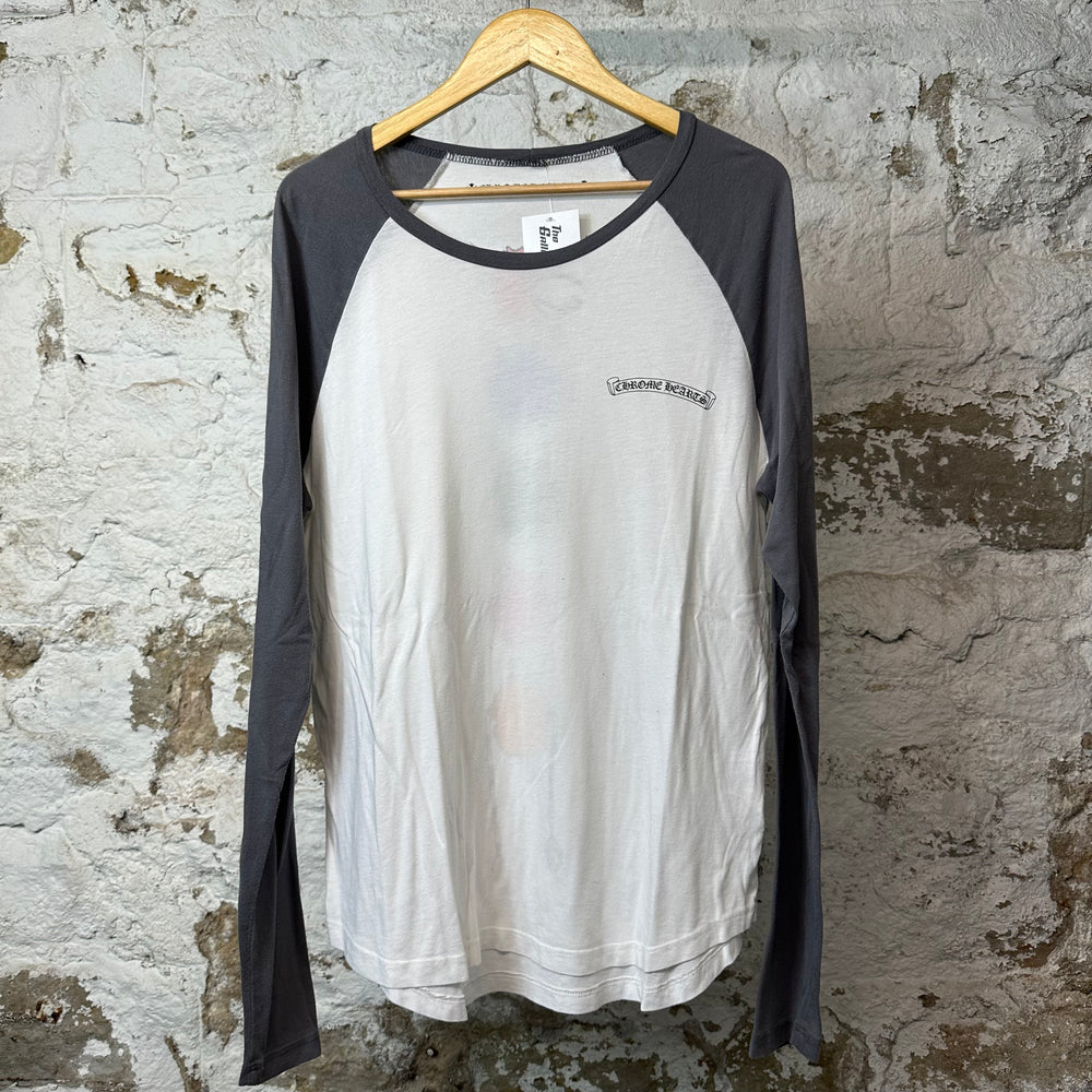 Chrome Hearts Matty Boy Spine L/s White Sz XL