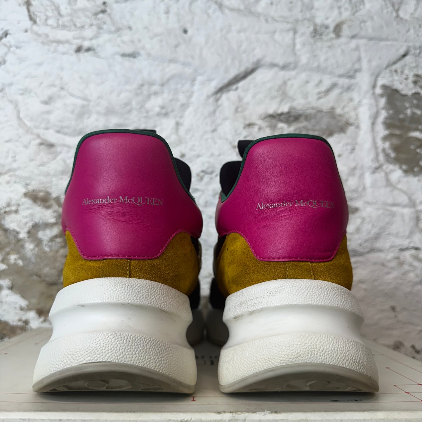 Alexander Mcqueen Multicolor Black Nappa Joey Sneaker Sz 11 (44)