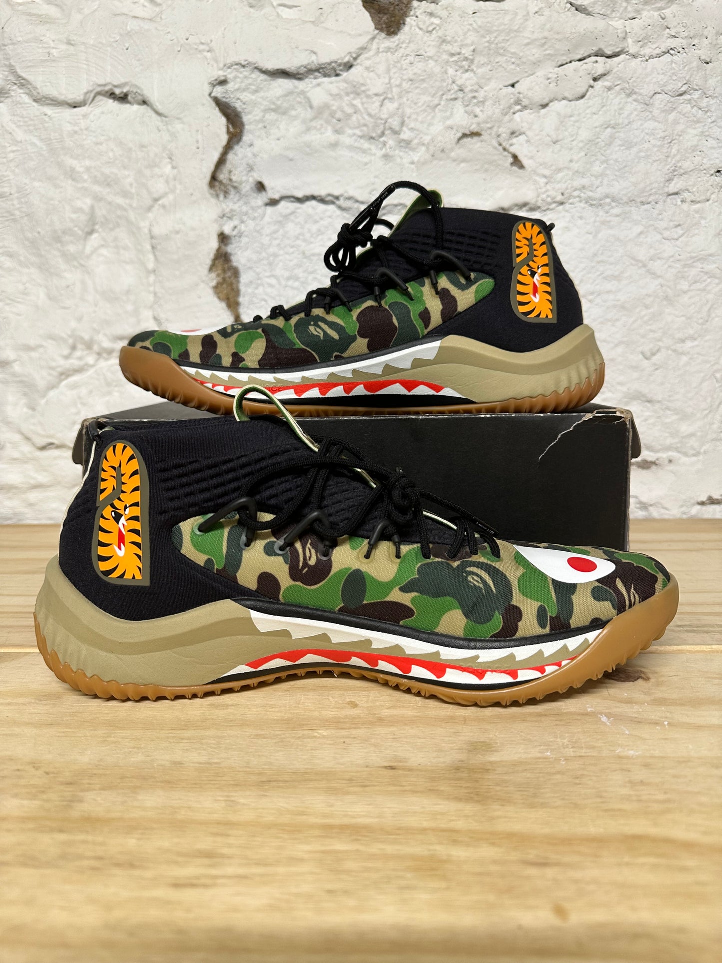 Adidas Bape Dame 4 Green Sz 9.5