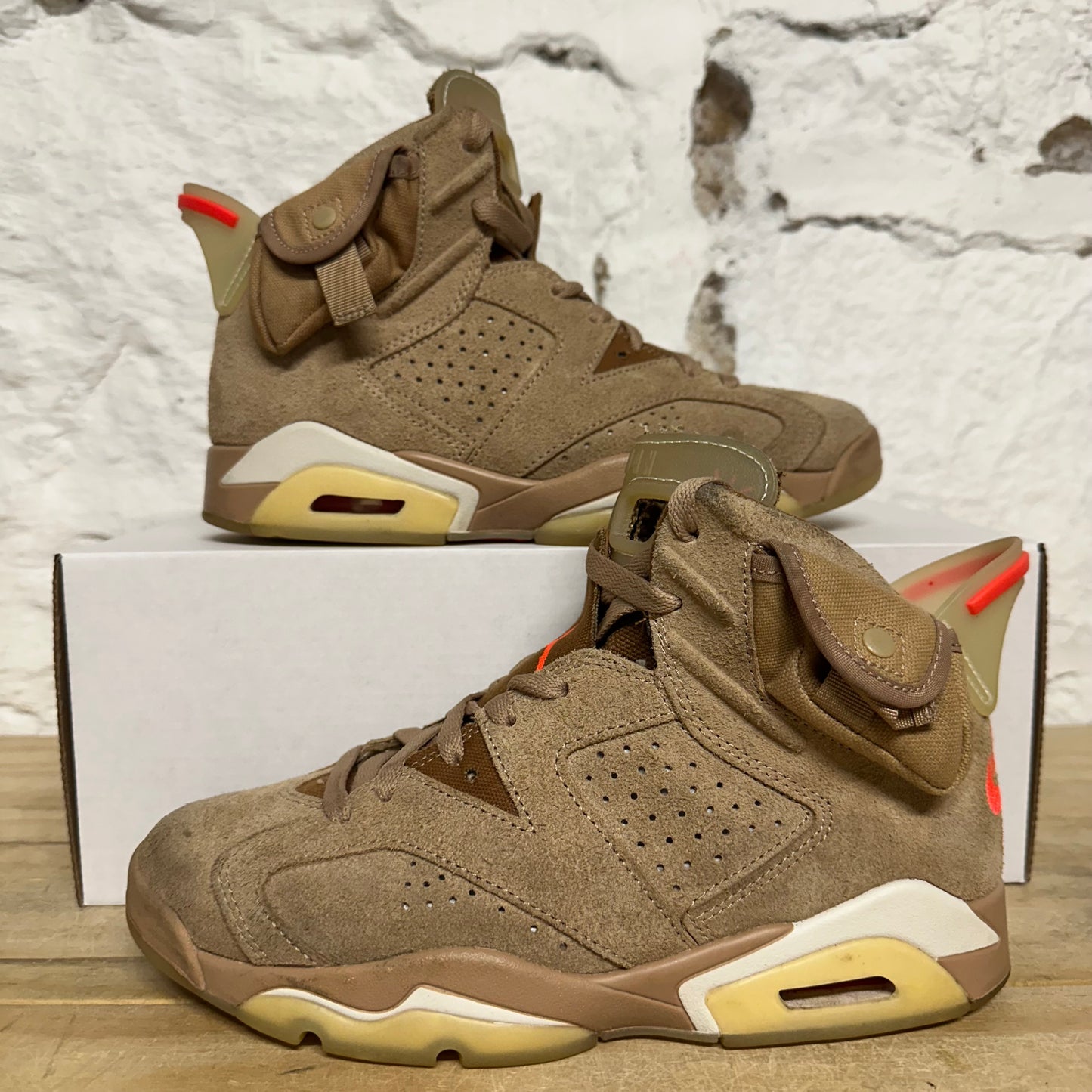 Air Jordan 6 Travis Scott British Khaki Sz 6.5