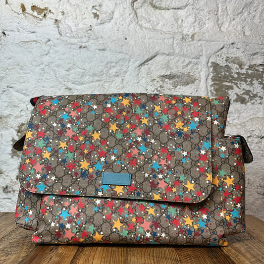 Gucci GG Supreme Stars Diaper Bag