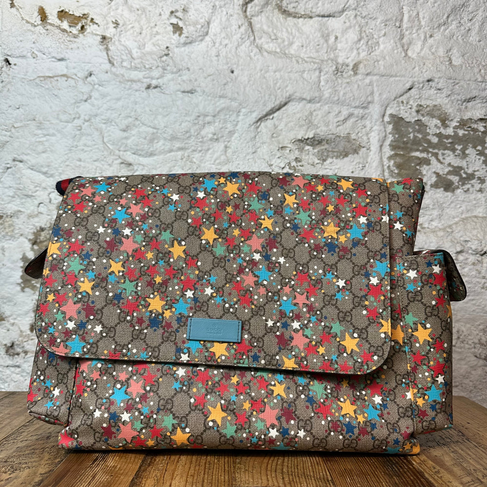 Gucci GG Supreme Stars Diaper Bag