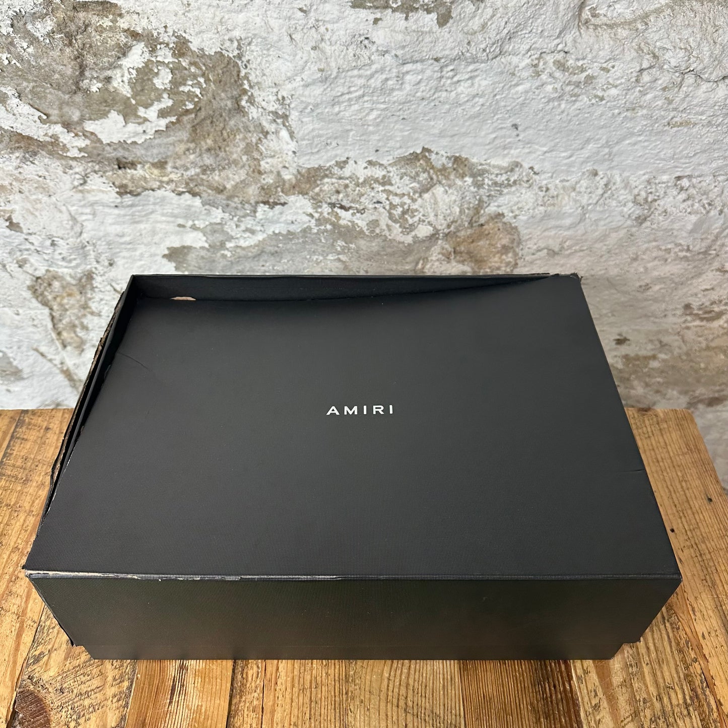 Amiri High White Skeleton Black White Sneaker Sz 8 (41) DS