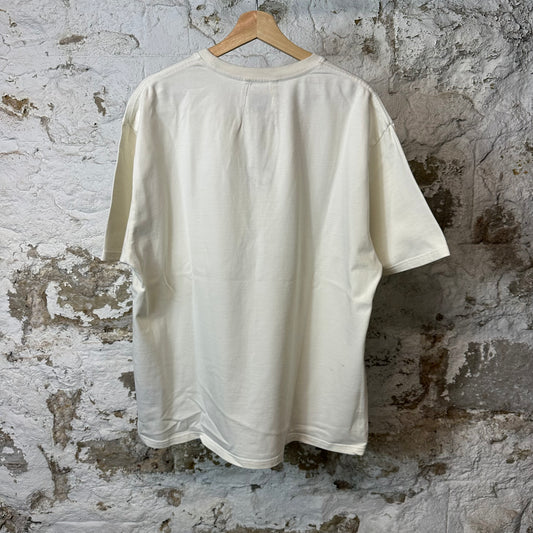Rhude College Logo T-shirt Cream Sz XL