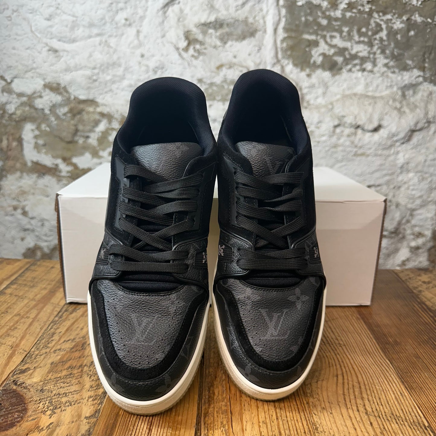 Louis Vuitton Graphite Trainer Sneaker Sz 8 (6.5LV)