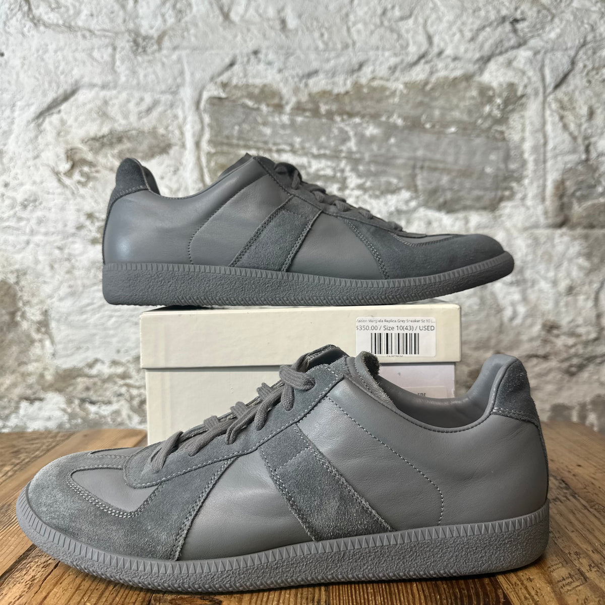 Maison Margiela Replica Grey Sneaker Sz 10 (43)