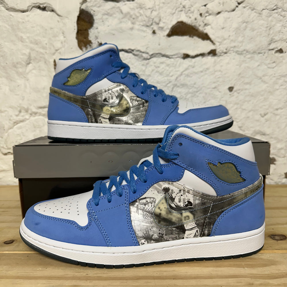 Air Jordan 1 Alpha White University Blue Sz 10 DS