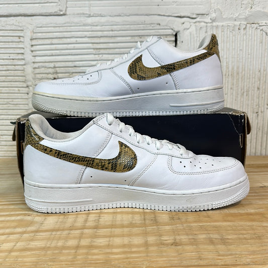 Nike Air Force 1 Low Ivory Snakeskin Sz 10.5
