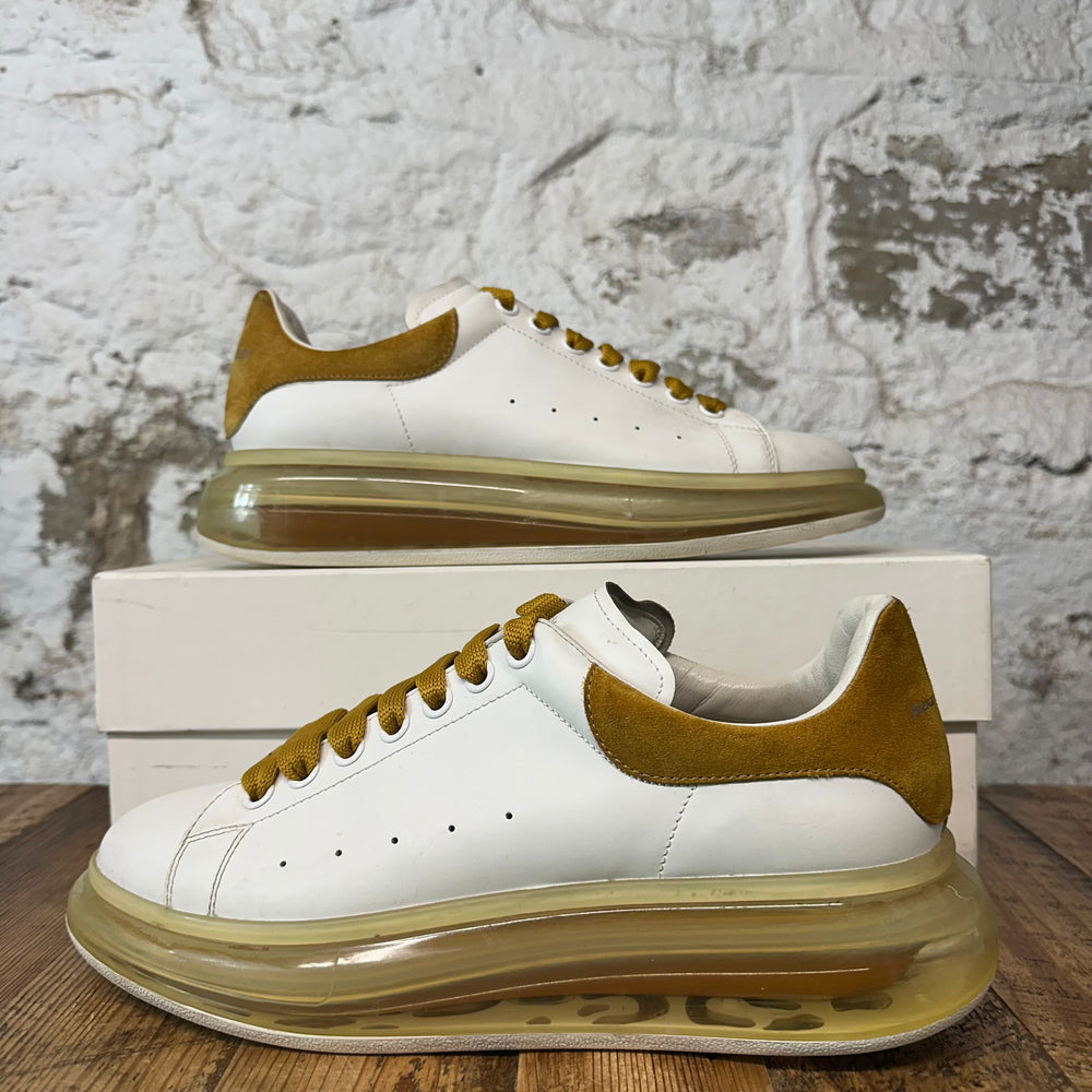 Alexander Mcqueen Mineral Yellow Tab White Sneaker Sz 10 (43)