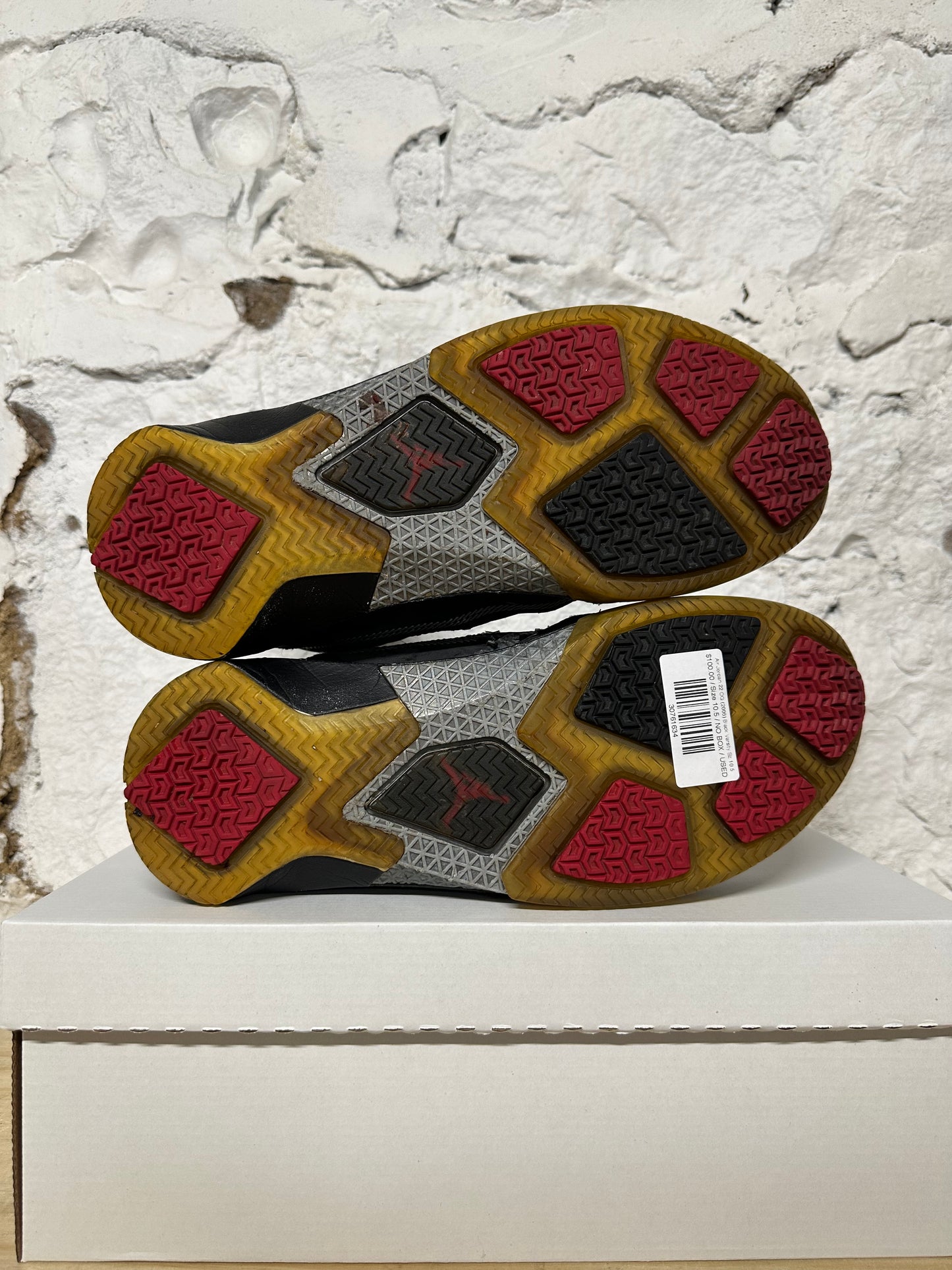 Air Jordan 22 (2006) Black Varsity Sz 10.5