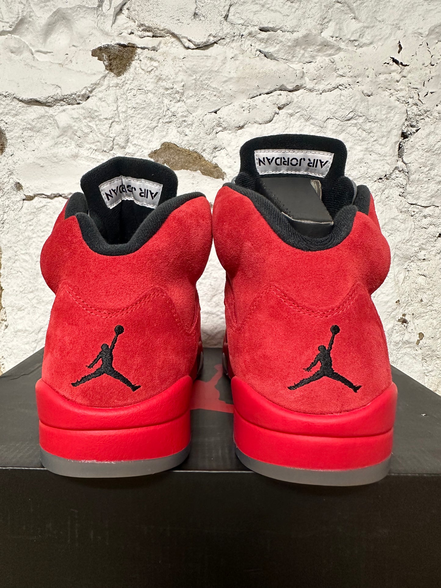 Air Jordan 5 Red Suede Sz 9