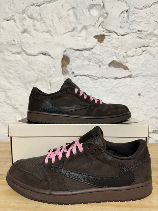 Air Jordan 1 Low Travis Scott Velvet Brown Sz 13
