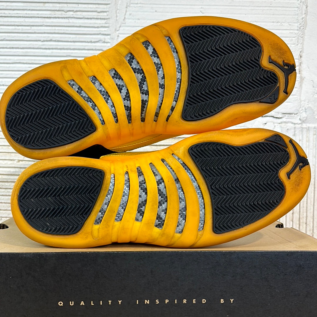 Air Jordan 12 Black University Gold Sz 12