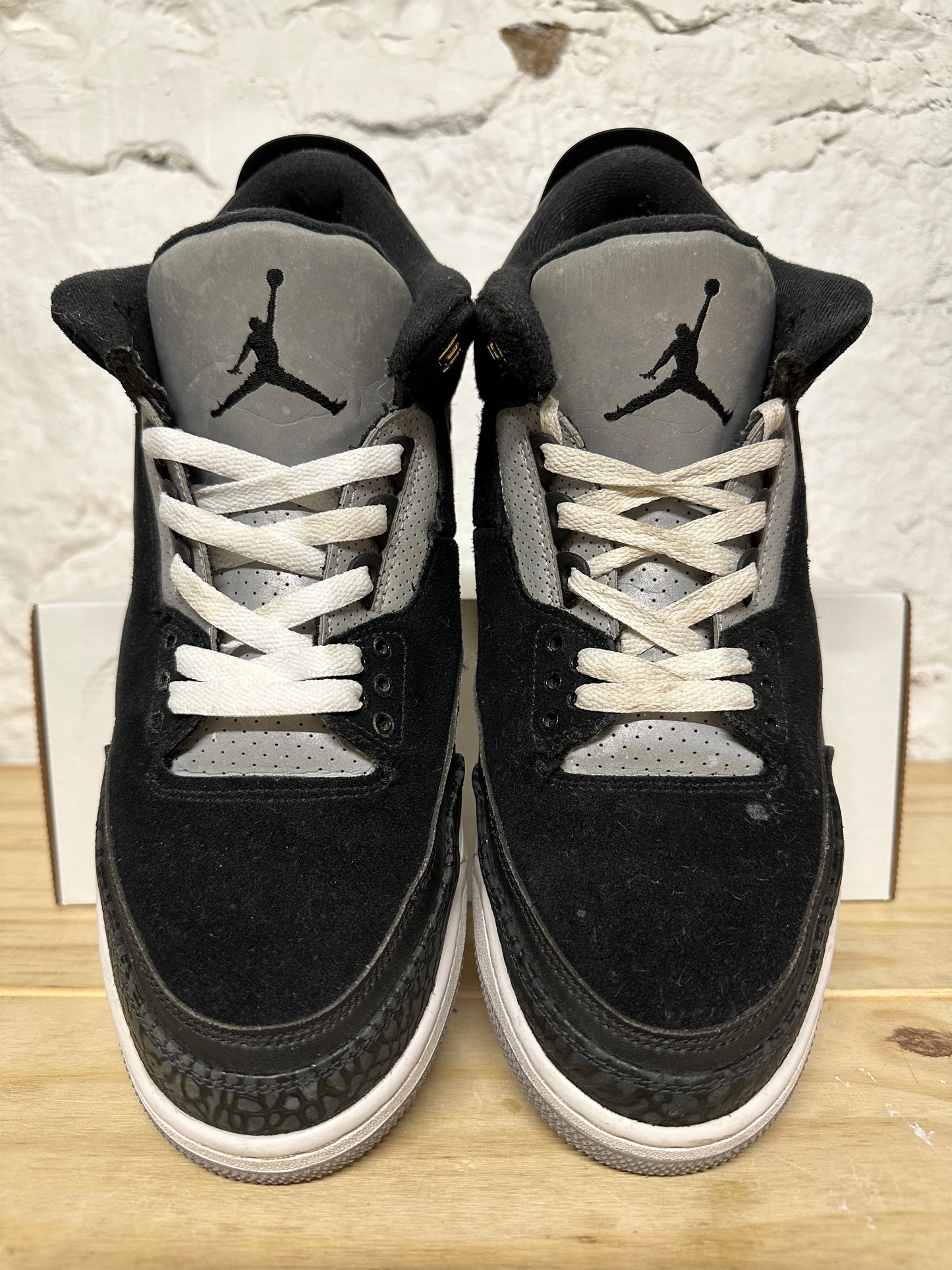 Air Jordan 3 Tinker Black Sz 12
