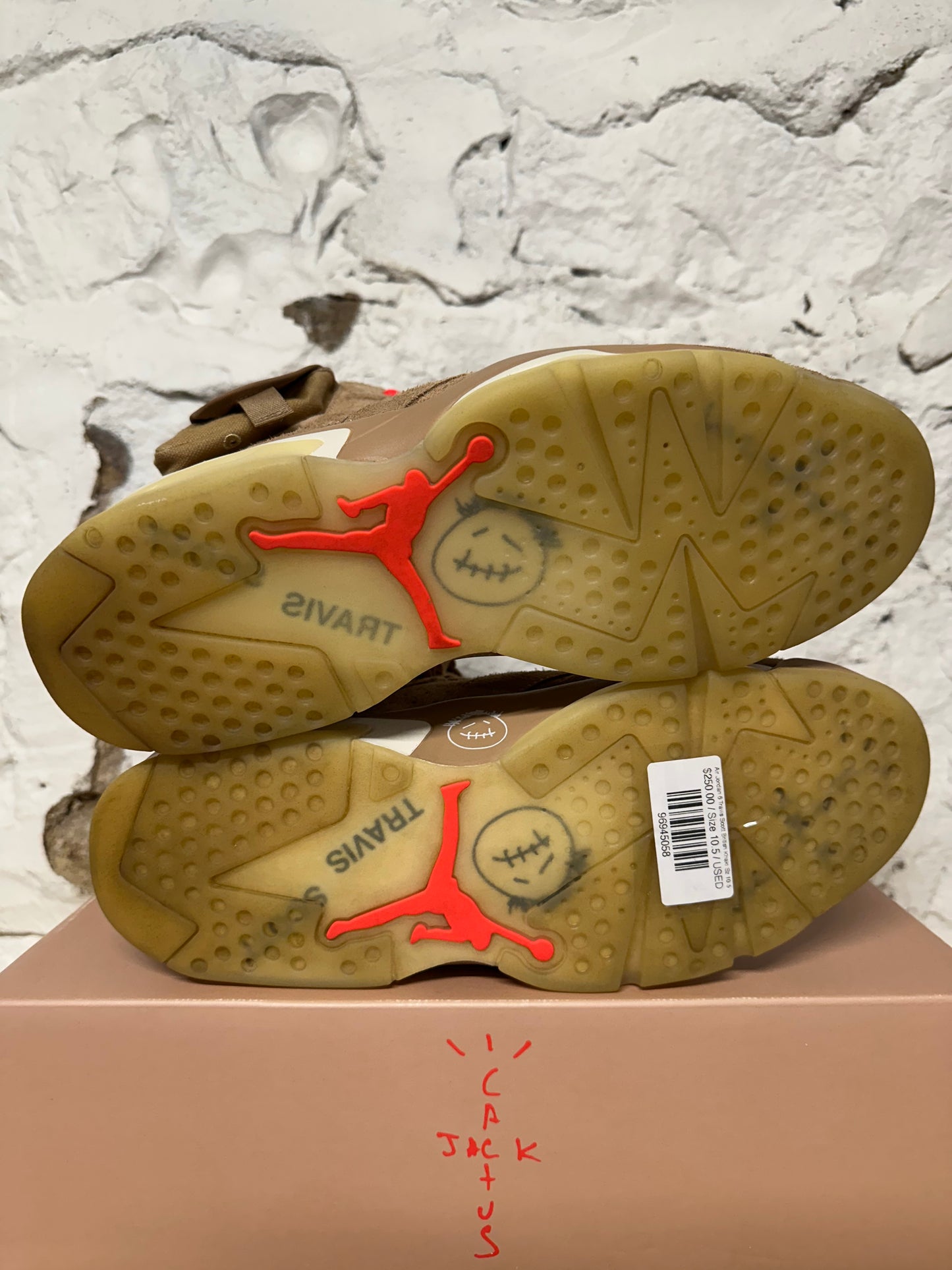 Air Jordan 6 Travis Scott British Khaki Sz 10.5