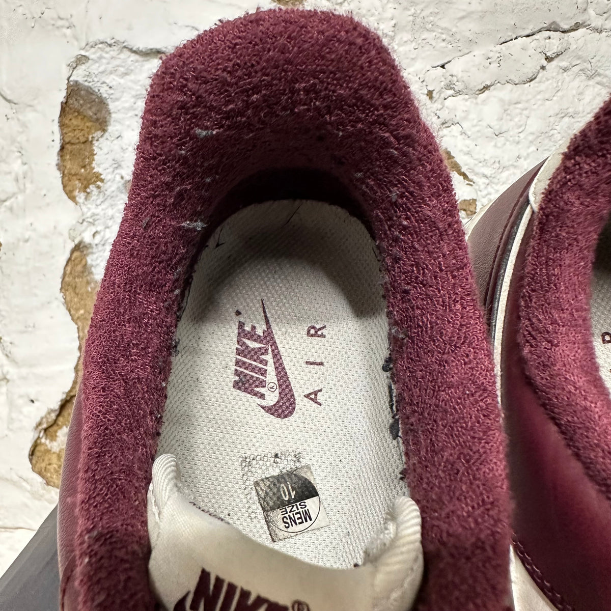 Nike Air Force 1 Low College Pack Night Maroon Sz 10