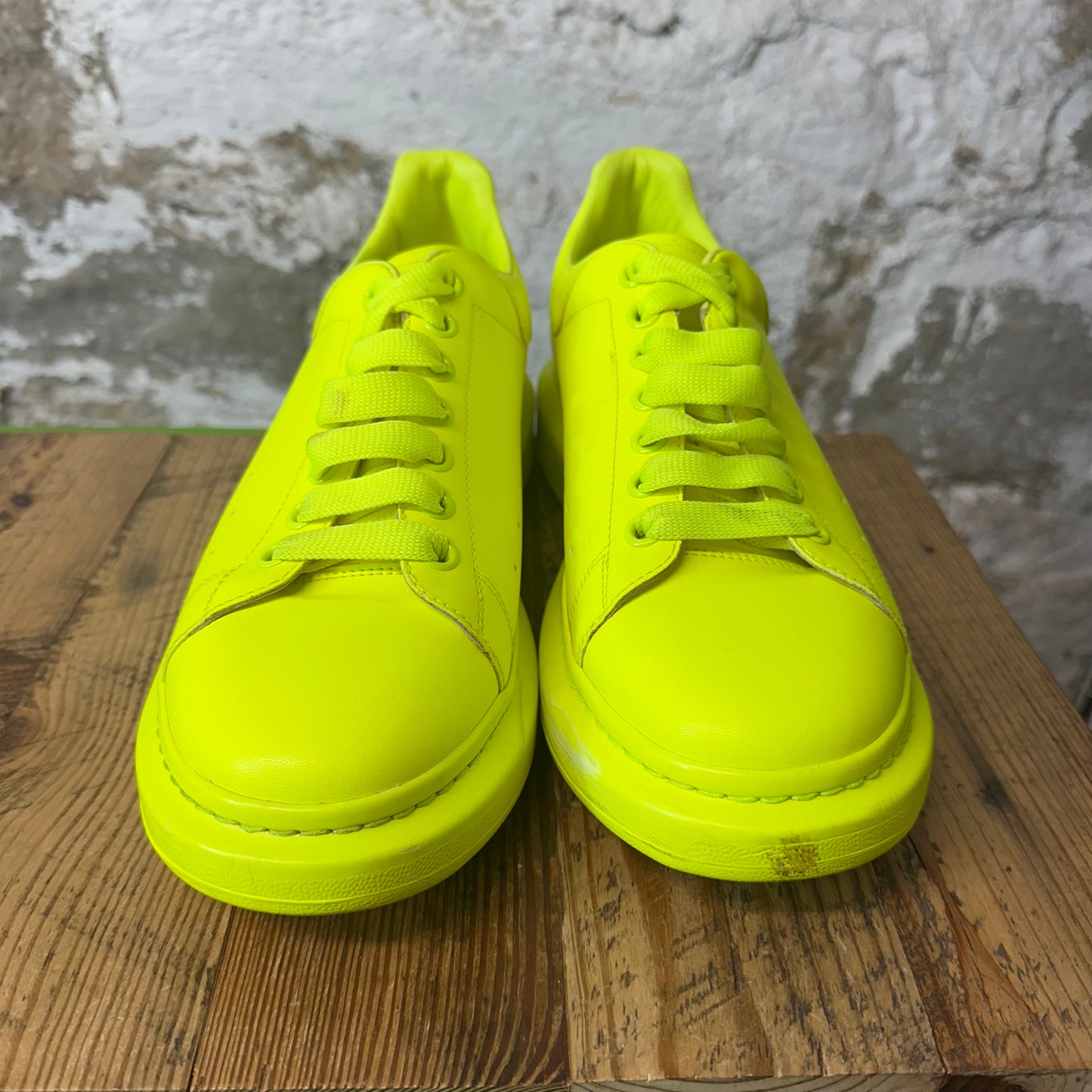 Alexander Mcqueen Oversized Neon Yellow Sneaker Sz 11 (44)