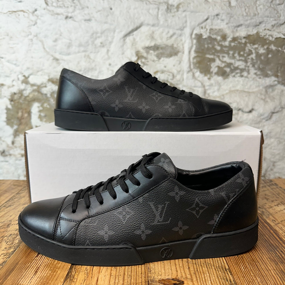 Louis Vuitton Graphite Monogram Match Up Sneaker Sz 10.5 (9LV)