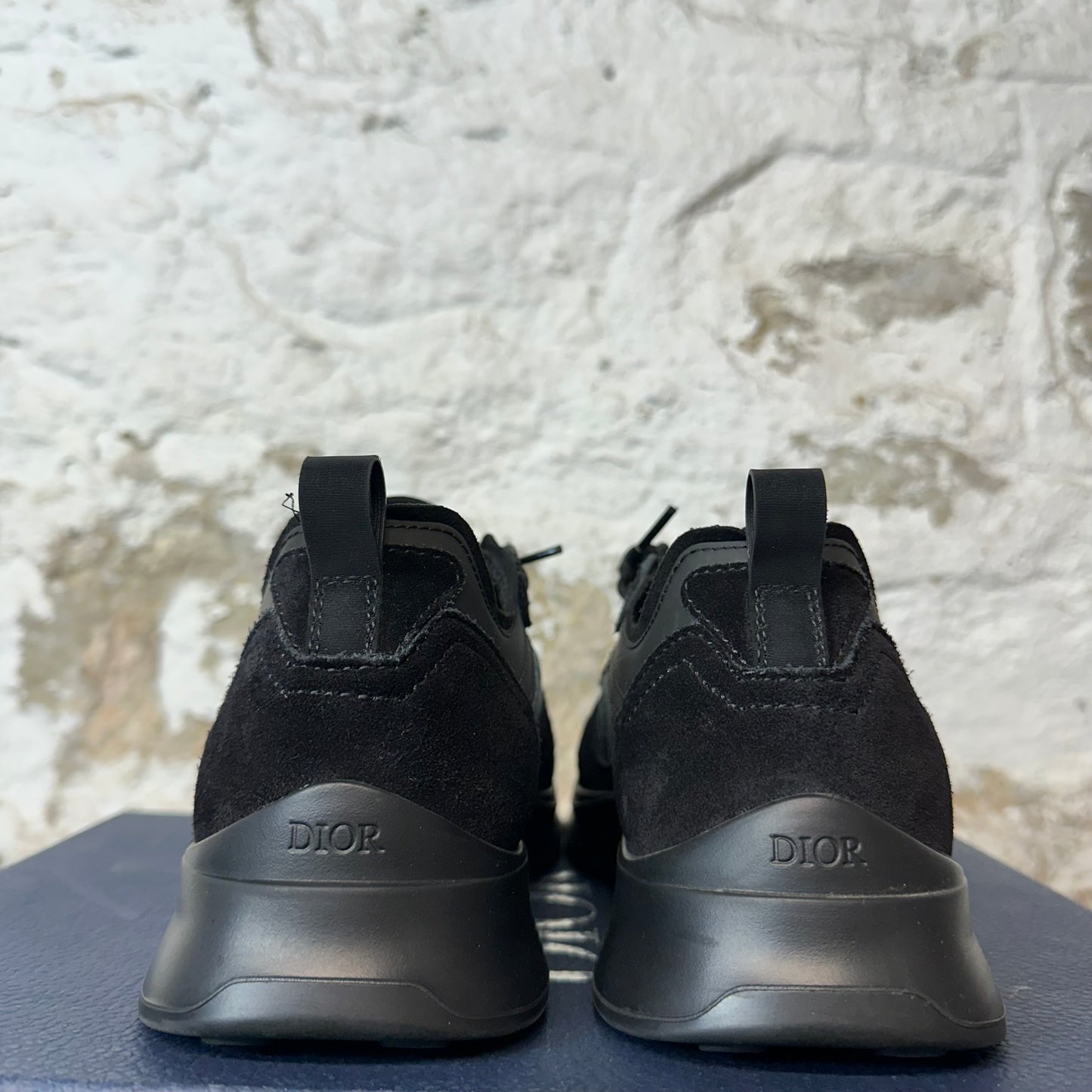 Dior B25 Oblique Monogram Black Runner Sneaker Sz 7 (40)