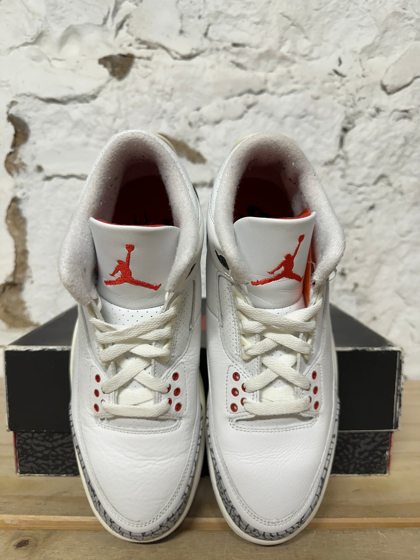 Air Jordan 3 White Cement Reimagined Sz 8.5