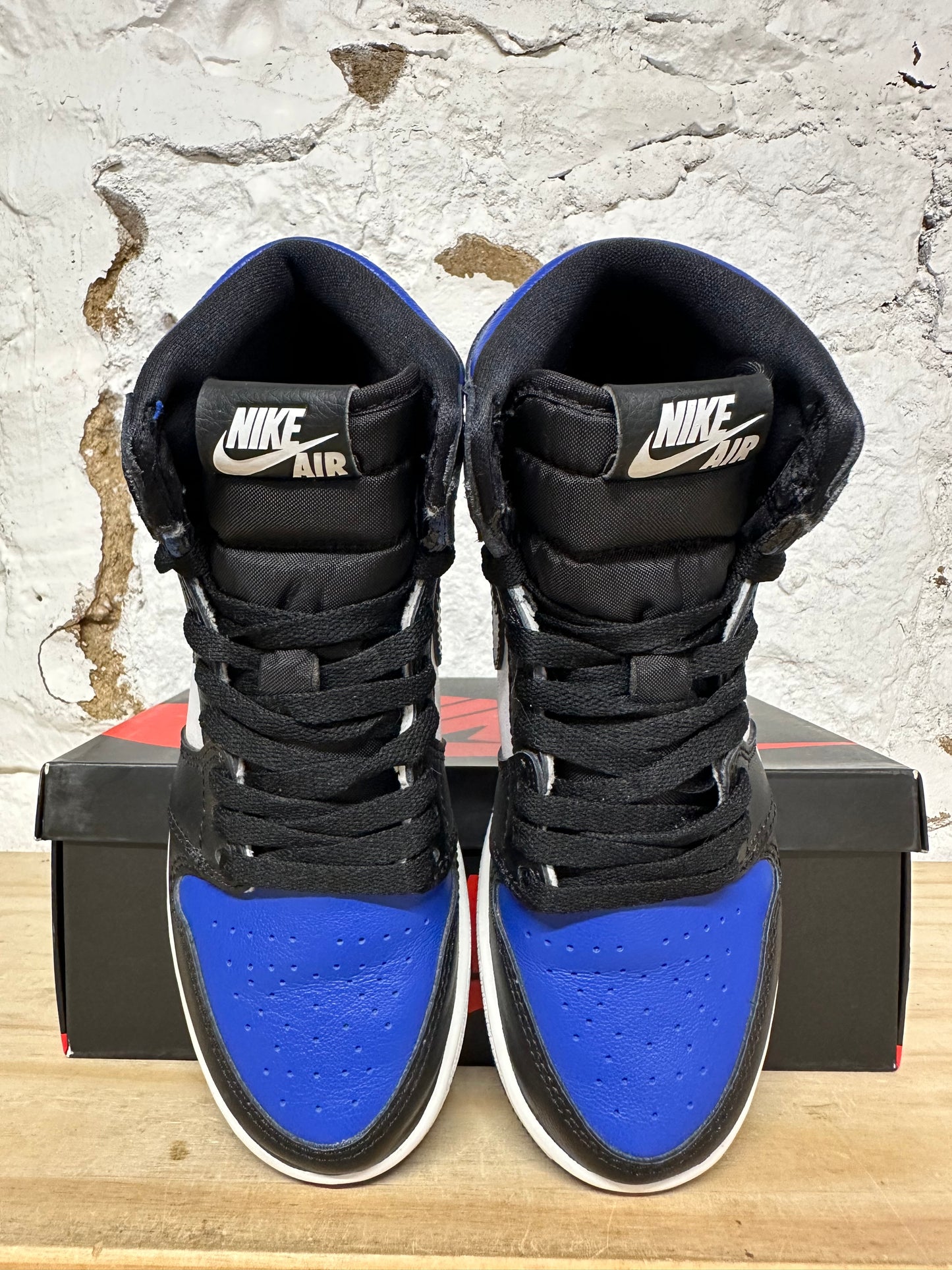 Air Jordan 1 High Royal Toe Sz 3.5Y