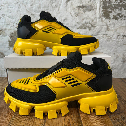 Prada Cloudbust Thunder Black Yellow Sneaker Sz 9 No Box