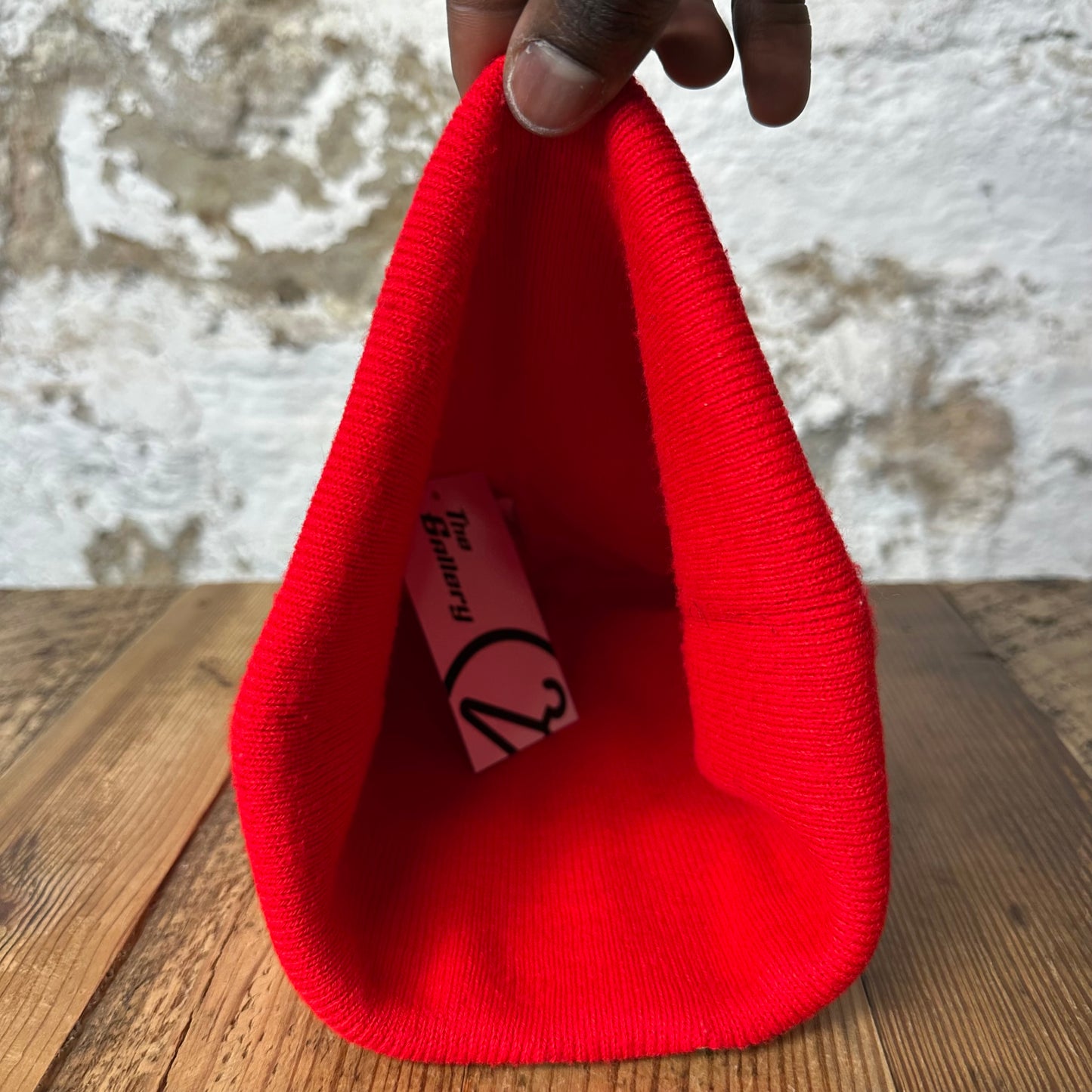 Chrome Hearts White Crosses Red Beanie