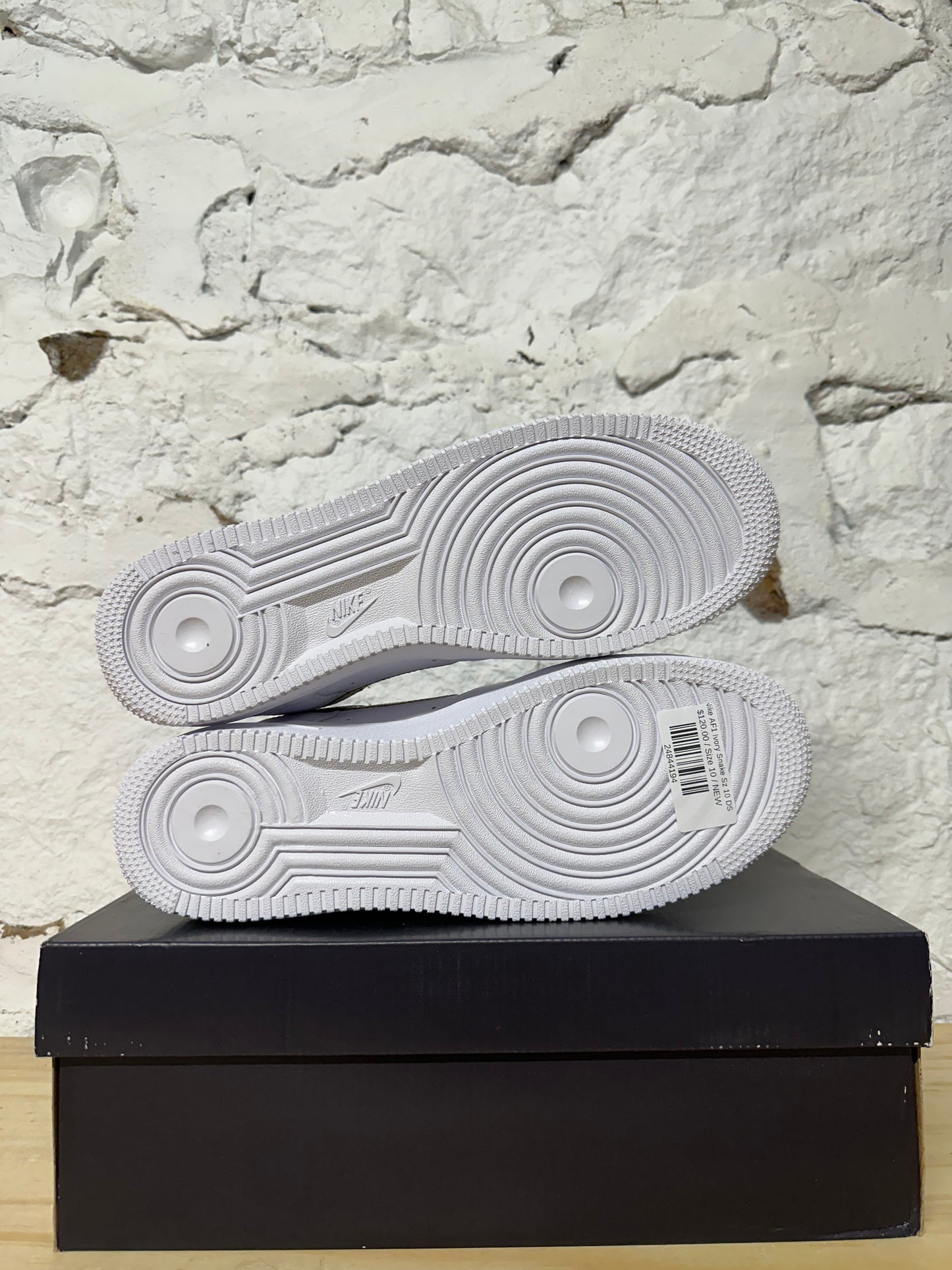 Nike Air Force 1 Low Ivory Snake Sz 10 DS