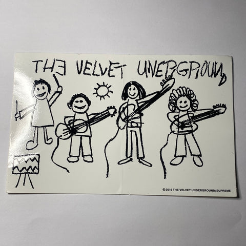 Supreme The Velvet Underground Sticker