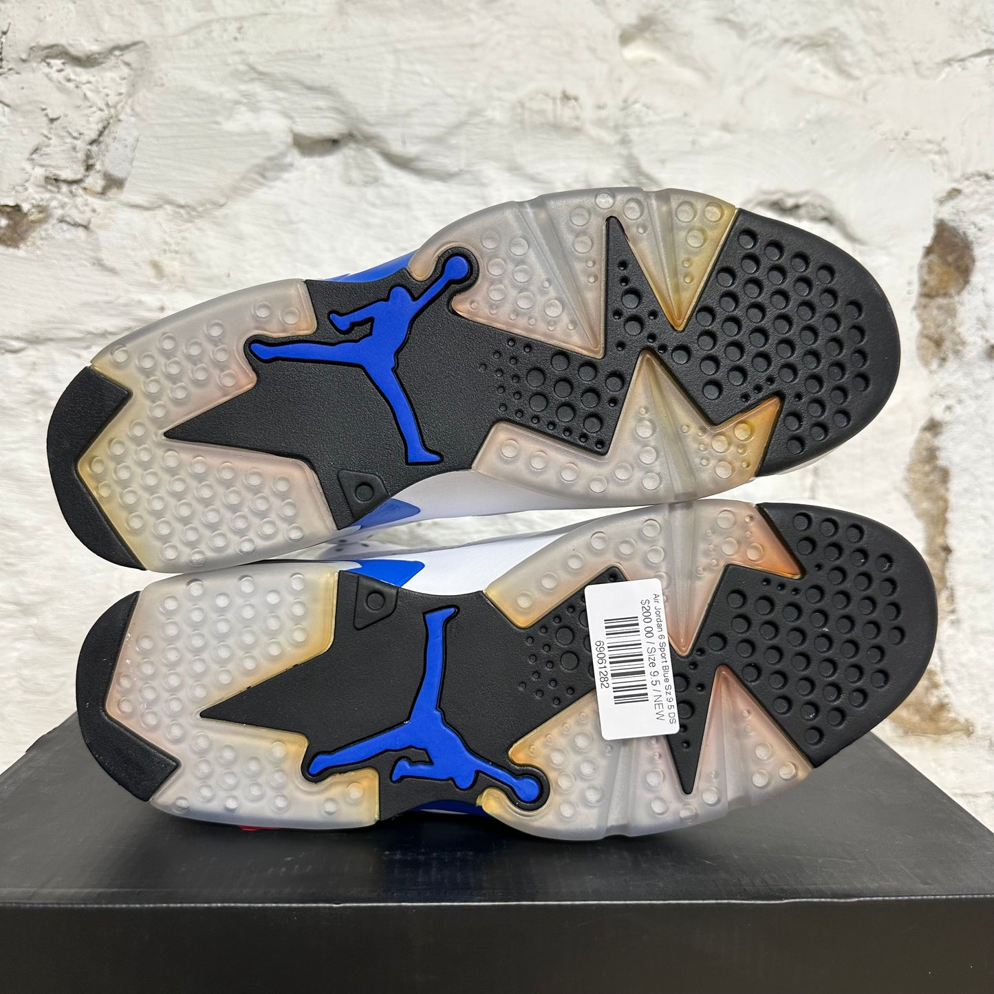 Air Jordan 6 Sport Blue Sz 9.5 DS