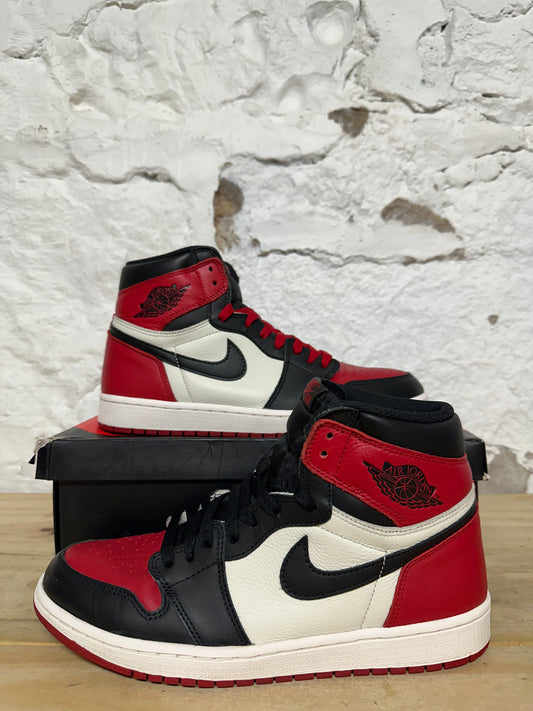 Air Jordan 1 High Bred Toe Sz 9.5
