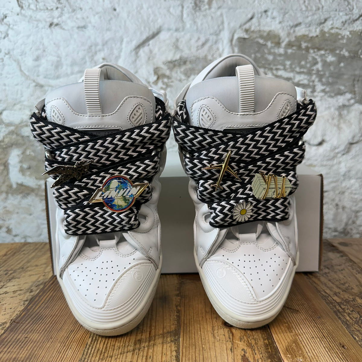 Lanvin Curb Future Black White Sneaker Sz 9 (42)