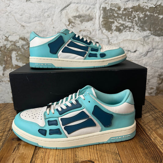 Amiri Slate Blue Skeleton Teal Blue White Sneaker Sz 10 (43)