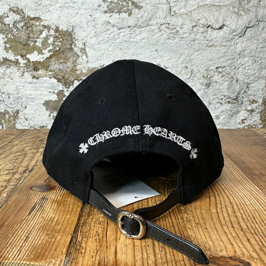 Chrome Hearts Matty Boy Chomper Leather Strap Black Hat