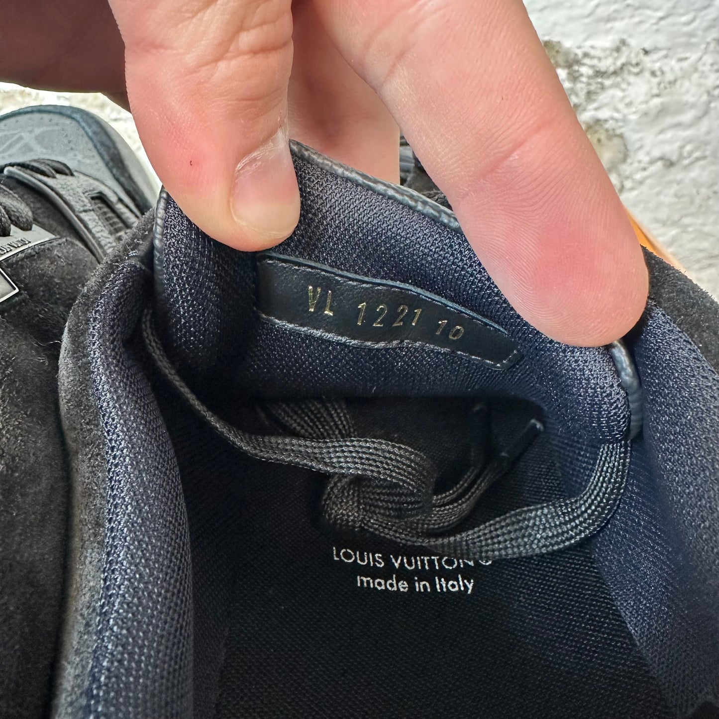 Louis Vuitton Damier Graphite Trainer Sz 11.5 (10LV)